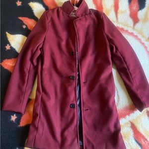 Men’s Burgundy Red Trench coat (new)